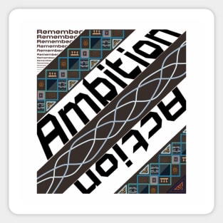 cool hieroglyphic pattern Sticker